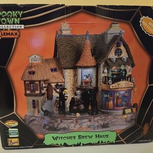 Lemax Spooky Town Witches Brew Haus Used